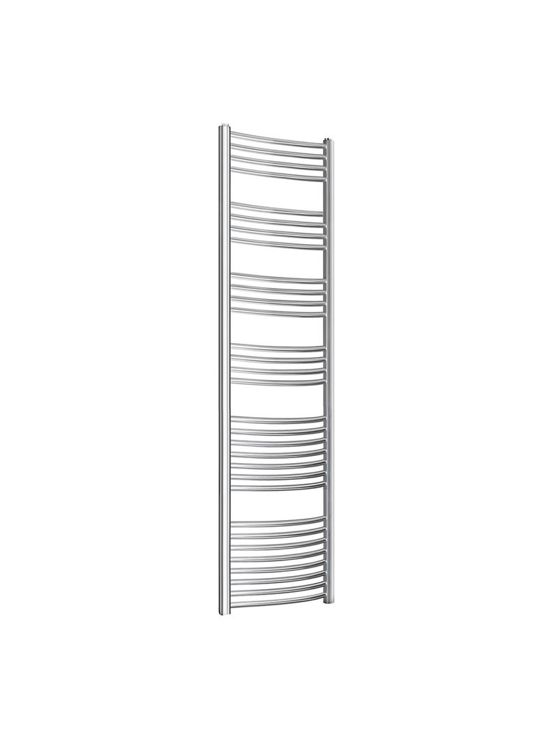 Scaldasalviette Cromato 80x45 Cm - Termoarredo Per Bagno, Interasse 40 Cm