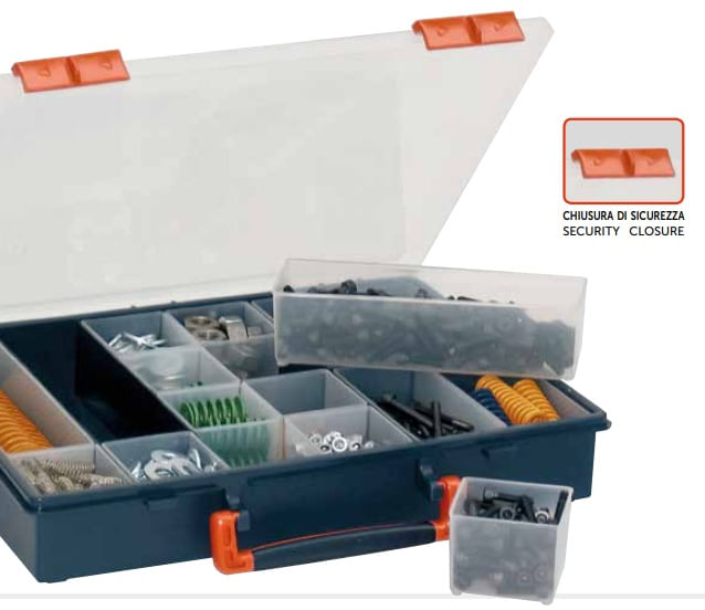 Plano Organizer 3600 PRO - Portaminuterie Trasparente Con 4-19 Scomparti Modulabili
