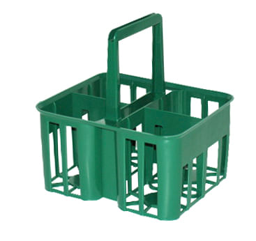 Cesto Con 48 Pinze Per Bucato - Fabbricazione Francese, Verde E Bianco, Antiscivolo