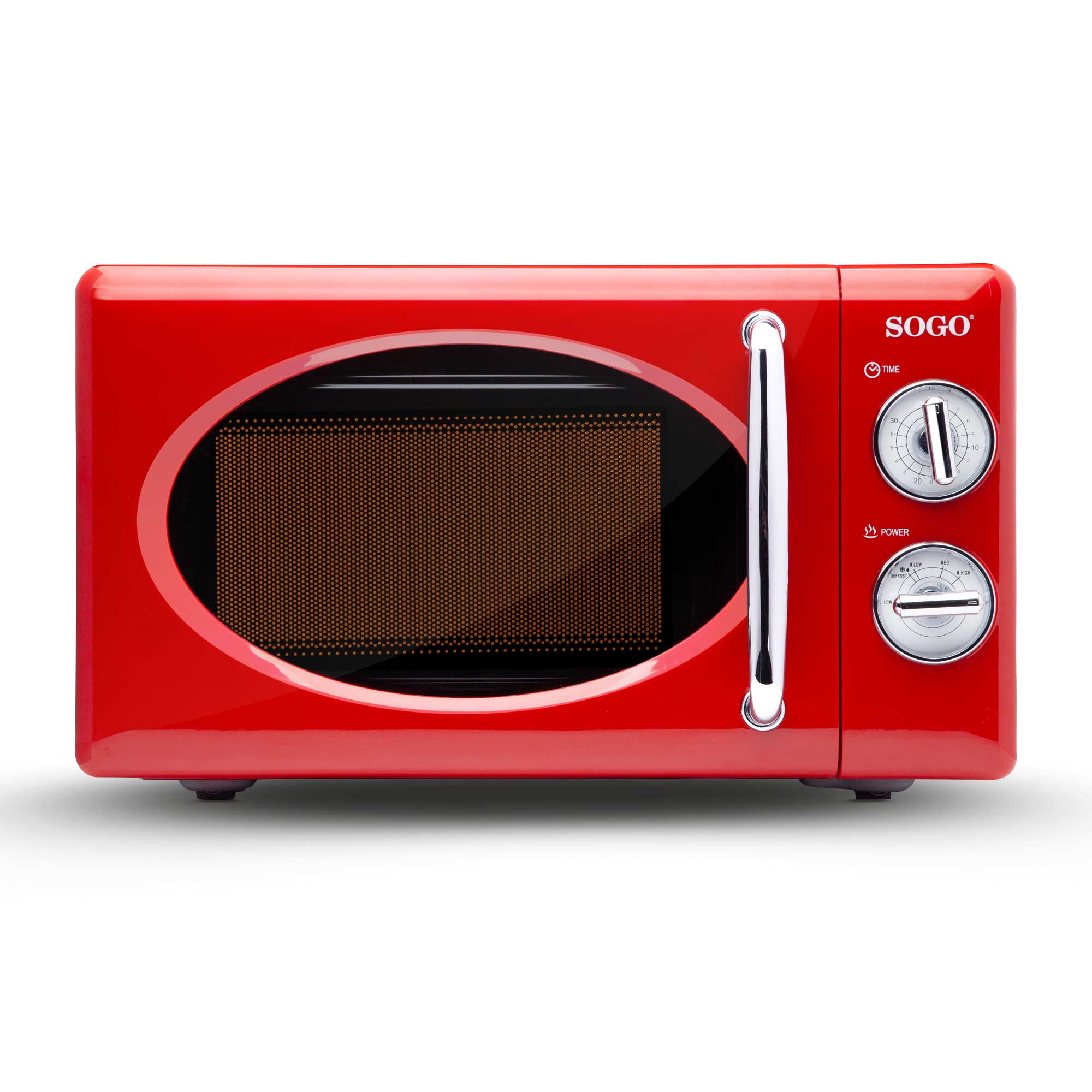 Forno a microonde rosso 20L / 700W / 5 livelli potenza Sogo