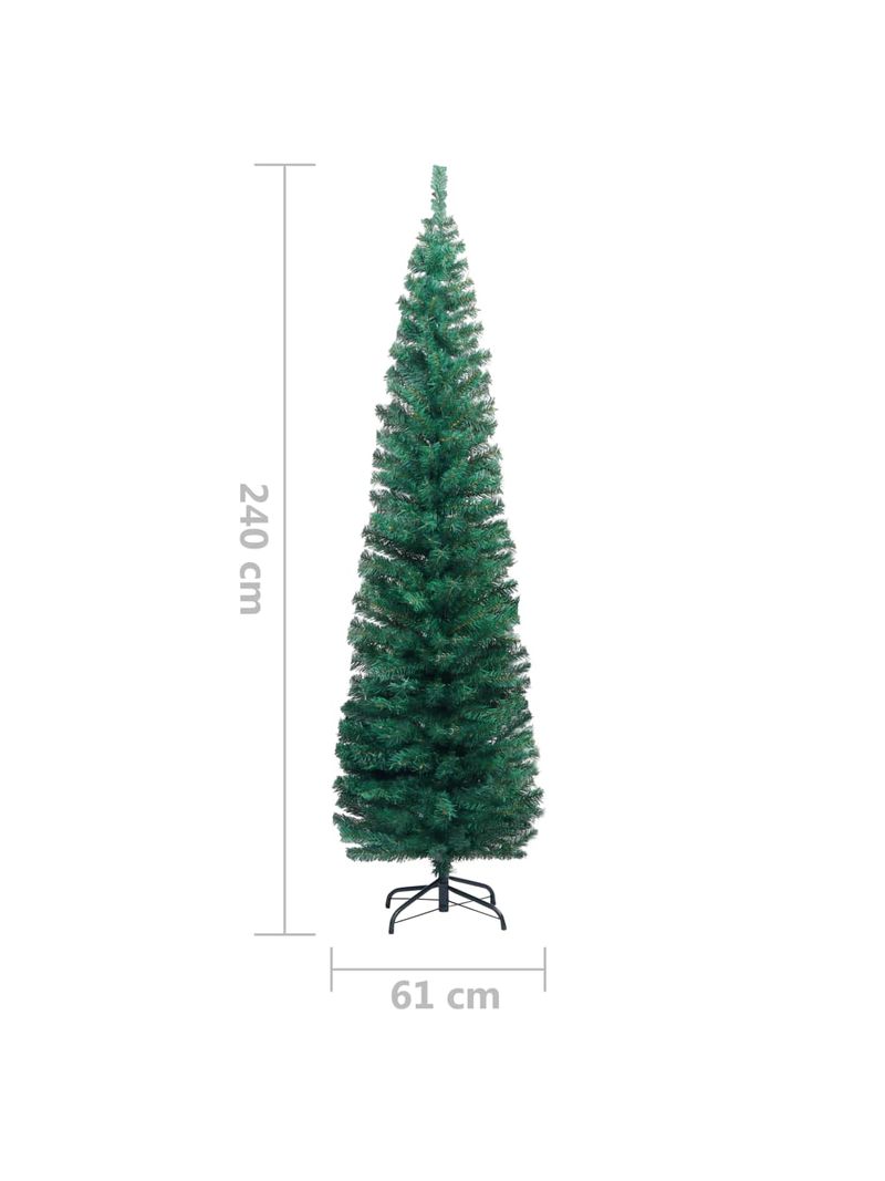 Albero di Natale Artificiale Verde 240cm PVC e PE