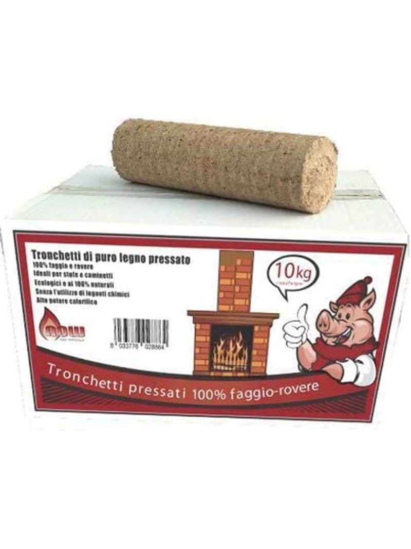 Bricchetti Legno Faggio REPLOOD 10Kg | Per Stufe, Caminetti E Forni Pizza, Alto Potere Calorifico - Foto 9