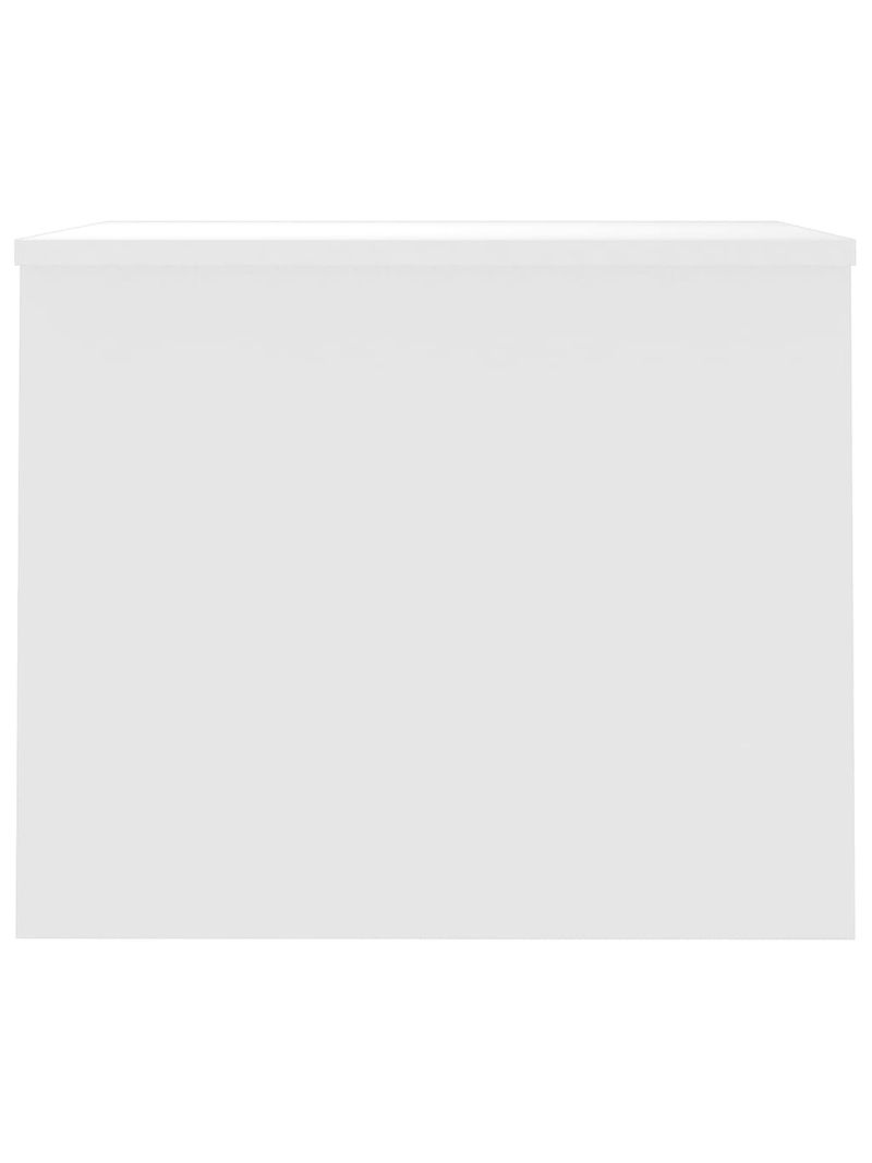 Tavolino Bianco Lucido 80x50,5x41,5 cm in Legno Multistrato 809644 -  BricoBravo