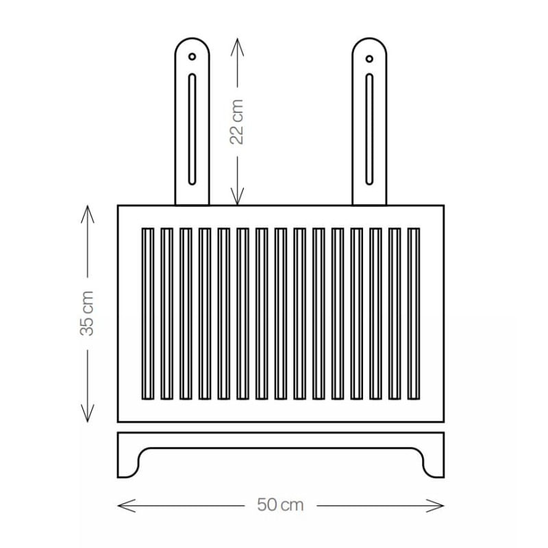 Griglia per barbecue in acciaio inox, speciale per carne, ABRASAME