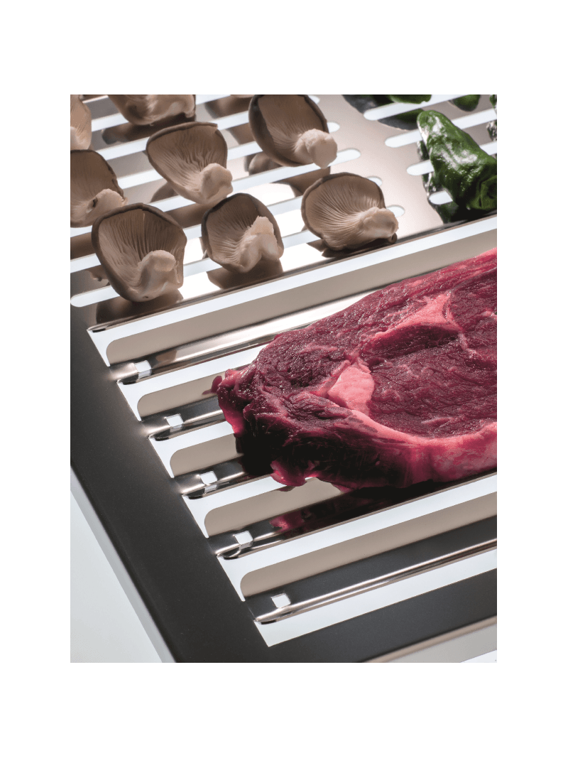 Griglia per barbecue in acciaio inox, speciale per carne, ABRASAME