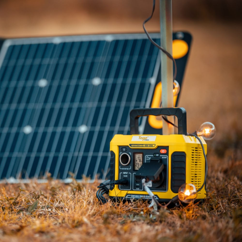 TogoPOWER Kit Generatore Solare ADVANCE1000 + Pannello Solare Portatile  TSP-200W - BricoBravo