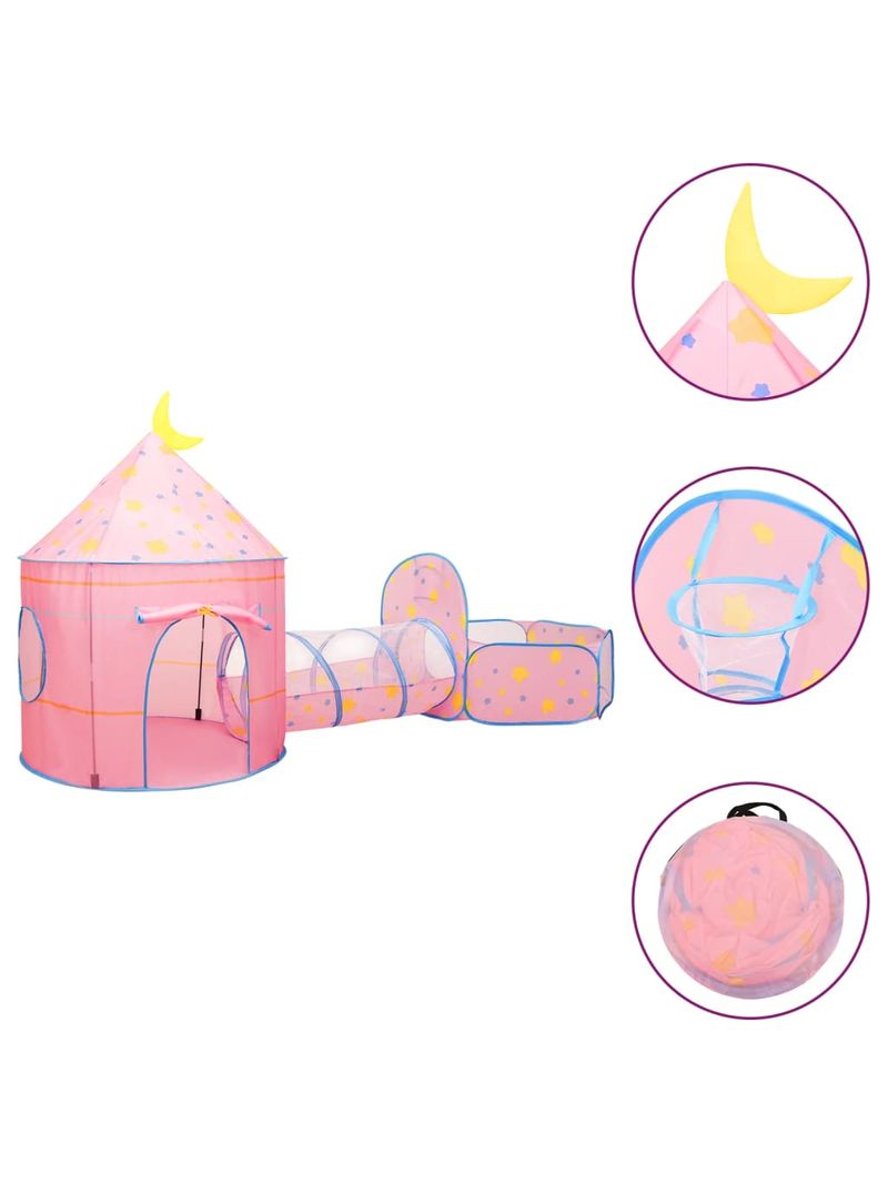 Tenda da Gioco per Bambini Rosa con 250 Palline 301x120x128 cm 3107738 -  BricoBravo