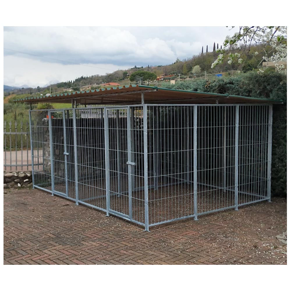 Box per cani da esterno zincatura a caldo 300x200x altezza 180