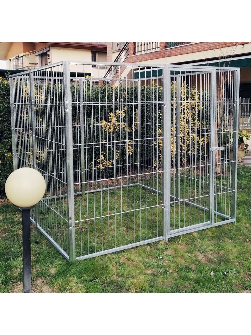 Box per cani da esterno zincatura elettrolitica 200x200x altezza 180  centimetri - BricoBravo