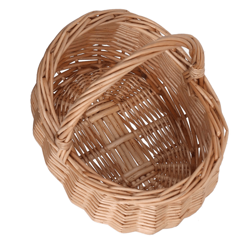 Kraftware Cestino Portatutto Ovale In Metallo Rivestito - Colore Avorio, 35,5 Cm (14") - Ideale Per Interni Ed Esterni