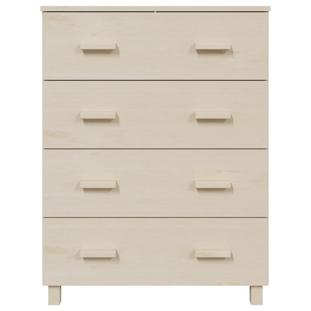 Credenza HAMAR bianca 90x40x80 cm Legno di pino massiccio | Leroy Merlin