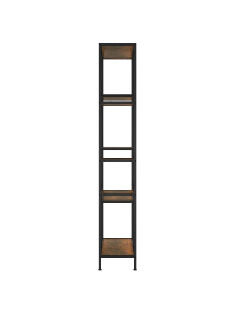 Scaffale per Libri 80x30x180 cm Acciaio e Legno Multistrato 336360 -  BricoBravo