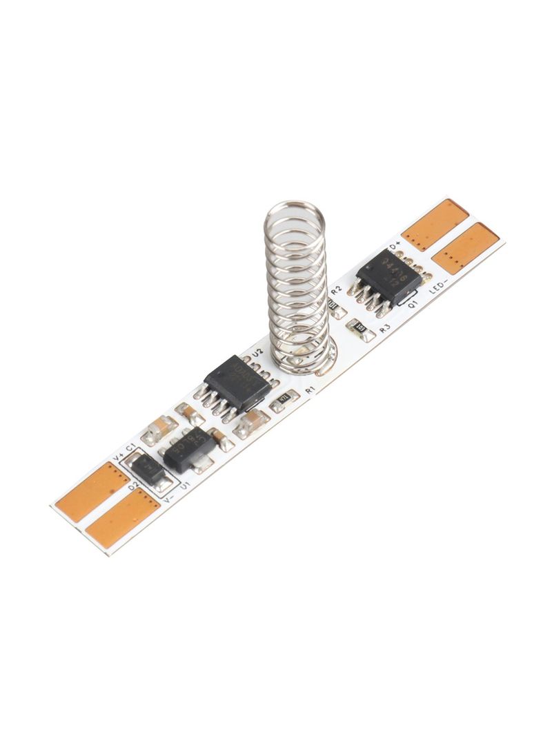 Interruttore Led Dimmer Touch Senza Saldatura Flessibile Larghezza 12mm 12V  24V 3A Con Memoria e Led Blu - BricoBravo