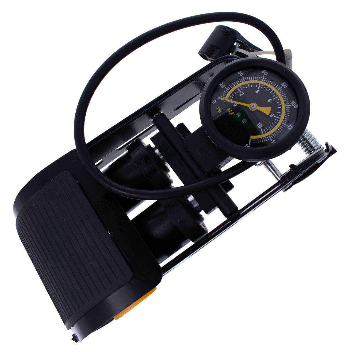 24055 - Pompa gonfiaggio a pedale con manometro singolo cilindro