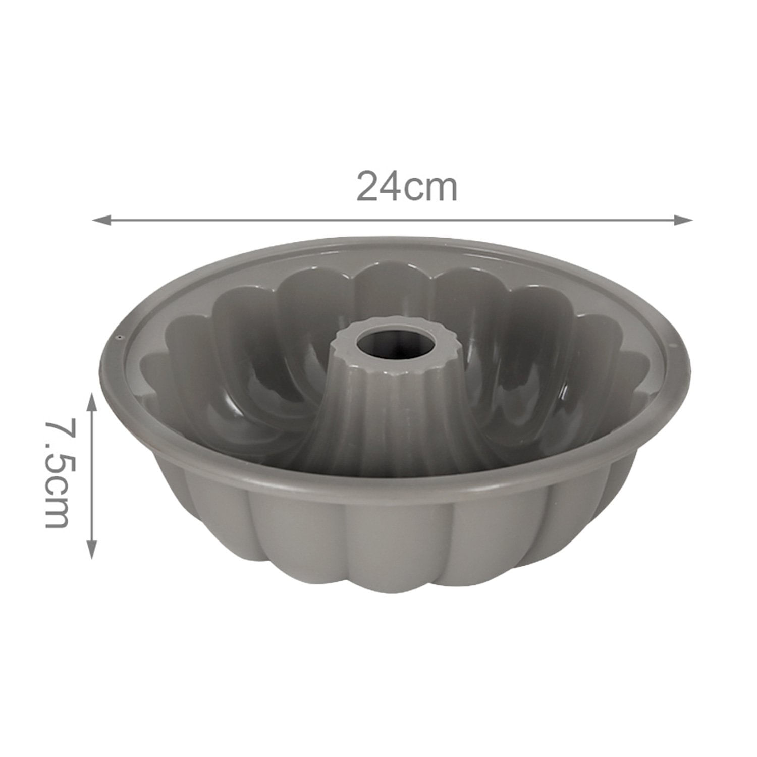 Stampo in Silicone Multiuso per la Torta Antiaderente  TermoresistenteDiametro 24,5cm Altezza 5cm Modello D