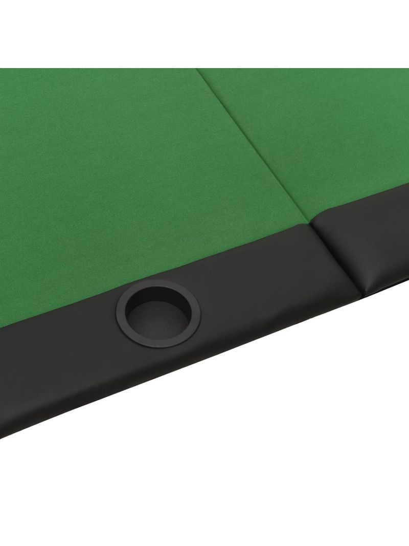 Piano Tavolo da Poker Pieghevole 10 Giocatori Verde 208x106x3cm 80400 -  BricoBravo