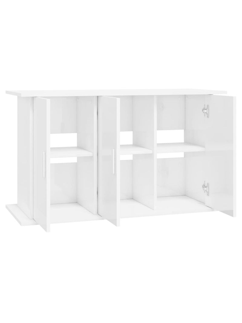 Supporto Acquario 101x41x58 cm Legno Multistrato Bianco Lucido