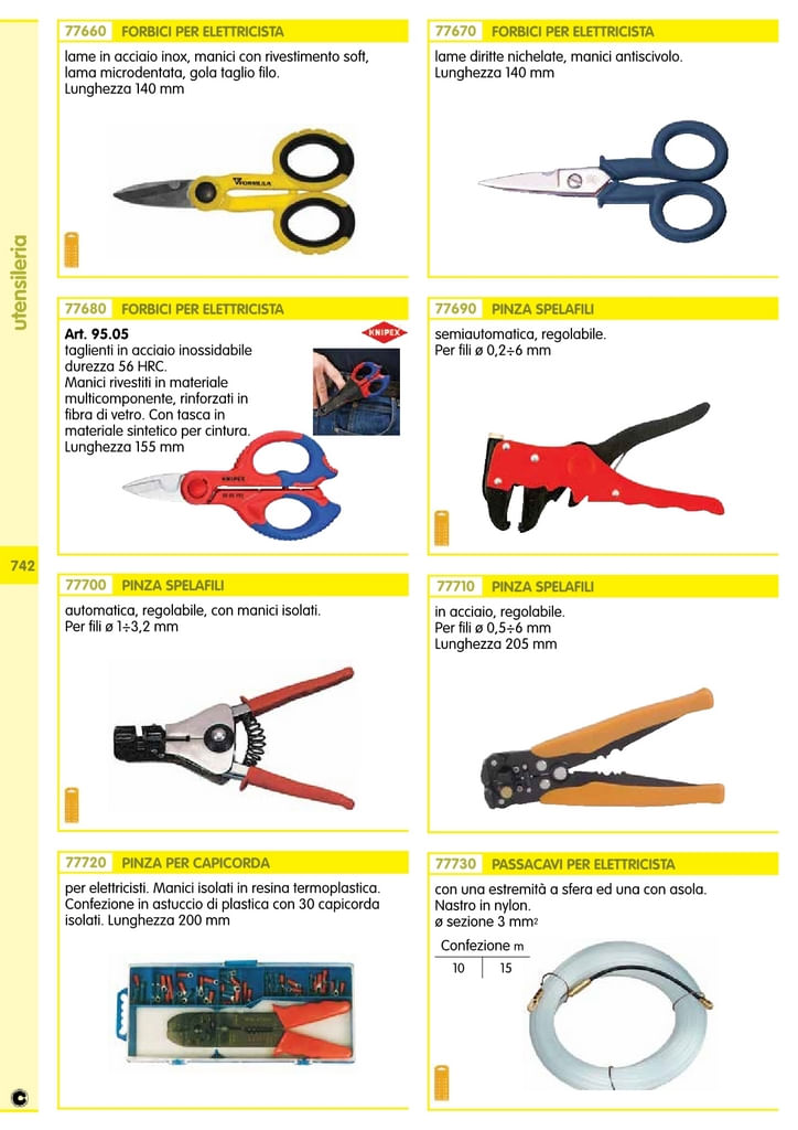 Spellafili/tagliafili/crimpatrice Pinza A Crimpare/Utensile For Capicorda 6-16mm² Pinza A Crimpare Per Spelare Cavi Elettrici E Tagliare Cavi - Foto 3