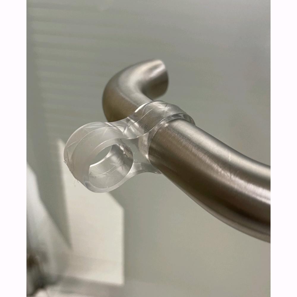 6 Fermaporta In Gomma Trasparente Ihaspoko Ø 40mm - Paraurti Autoadesivi Per Porte, Armadi E Cassetti - Foto 5