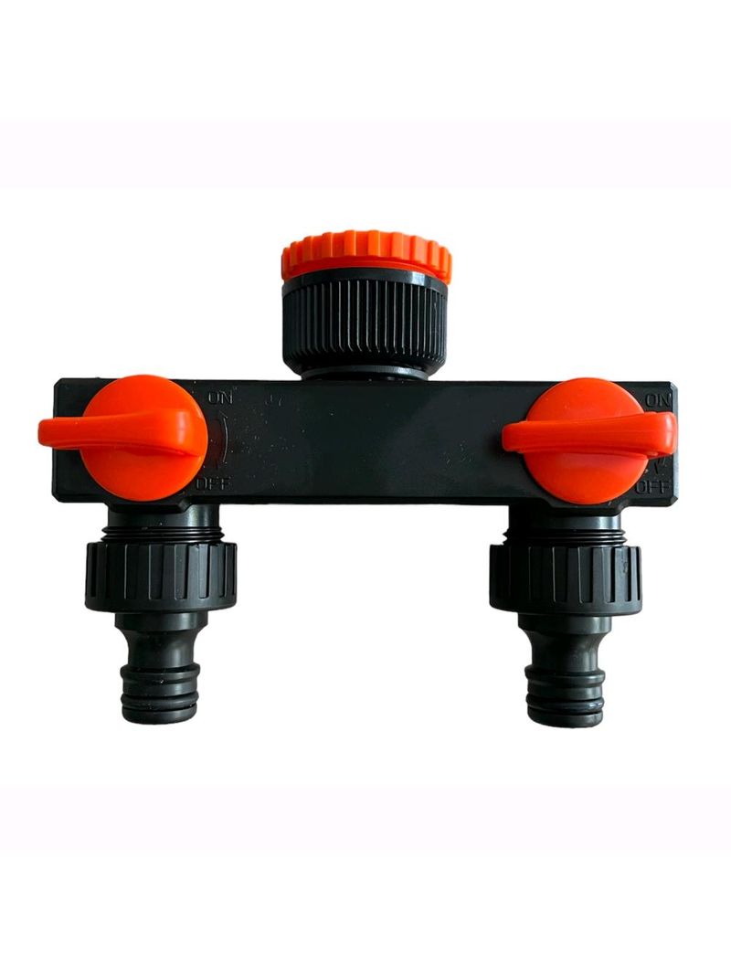 Distributore A 2 Vie, Snowtain 2 Via Y Distributore Raccordo Per Rubinetto Giardino, Sdoppiatore Tubo Irrigazione Ottone Per Due Tubi Di Ingresso Per Il Collegamento - Foto 5