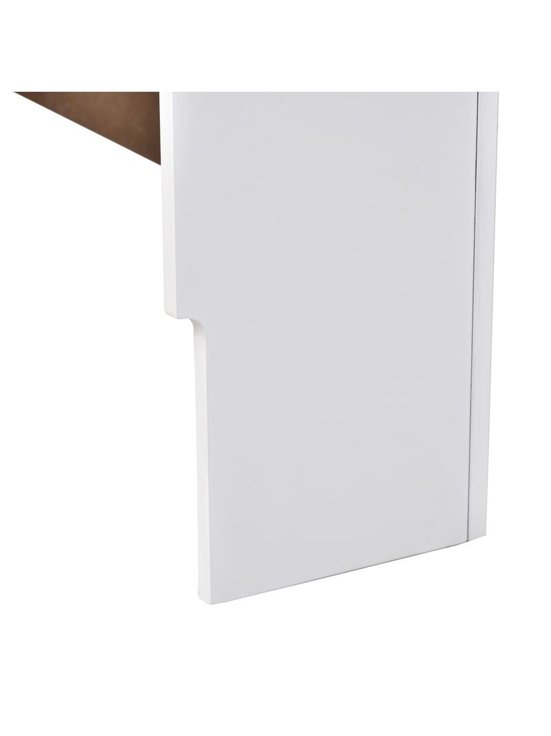 Copritermosifone in Legno a Griglia Bianco 78x82x19 cm - BricoBravo