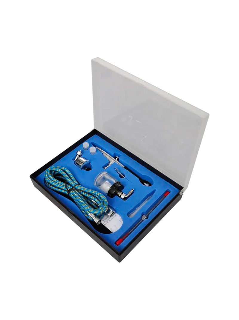 Set Aerografo Con Compressore USB - Ugello 0,3 Mm, Portatile, Per Modellismo E Decorazione - Foto 3