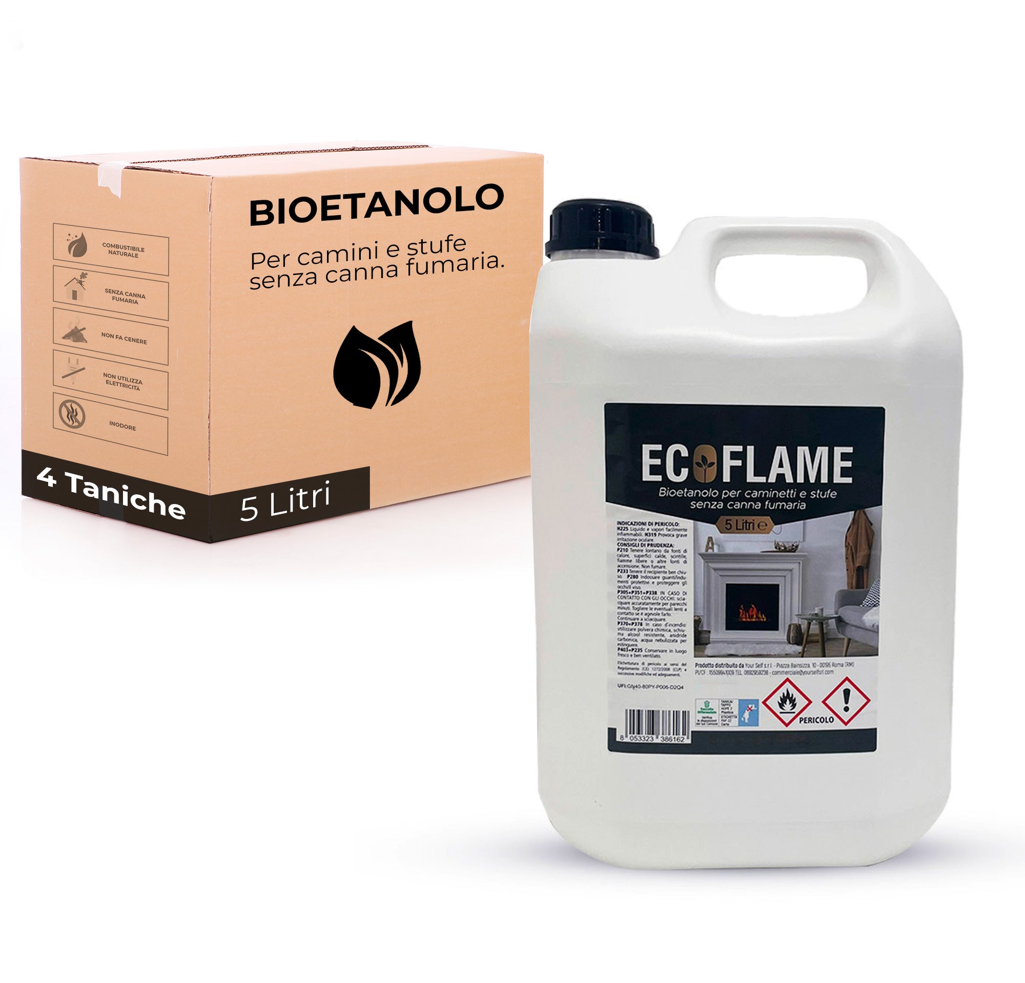 Bioetanolo inodore per biocamini biocamino caminetti stufe liquido  combustibile