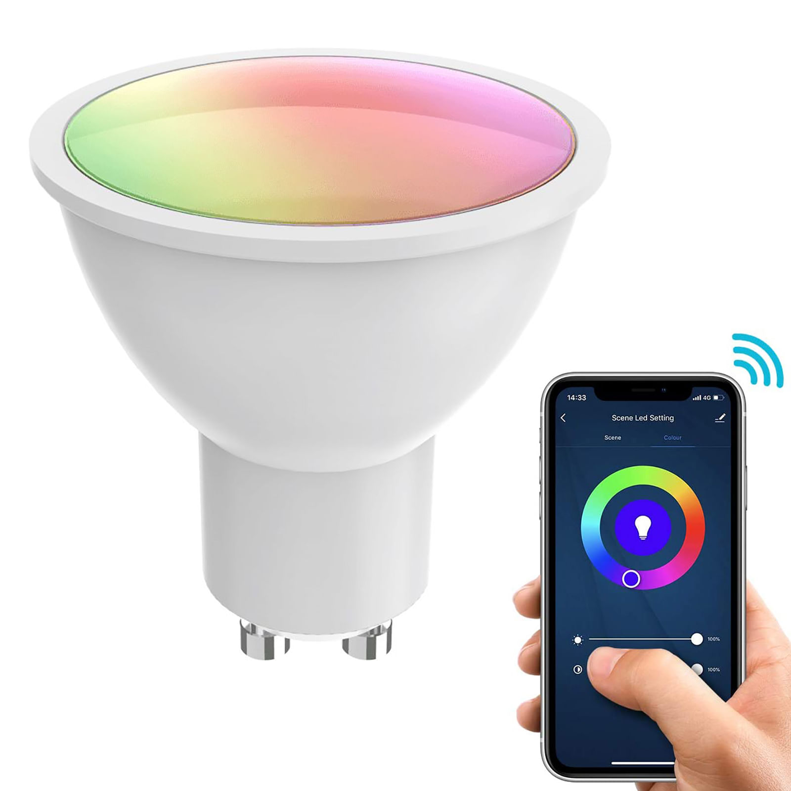 Faretti da Incasso Smart Wifi compatibili con smartphone e Assistente Vocale