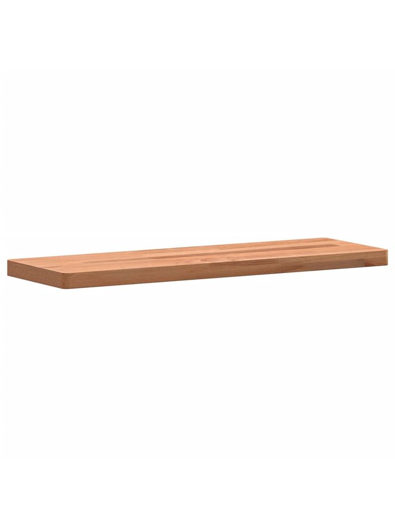 vidaXL Mensola a Parete 60x20x2,5 cm in Legno Massello di Faggio