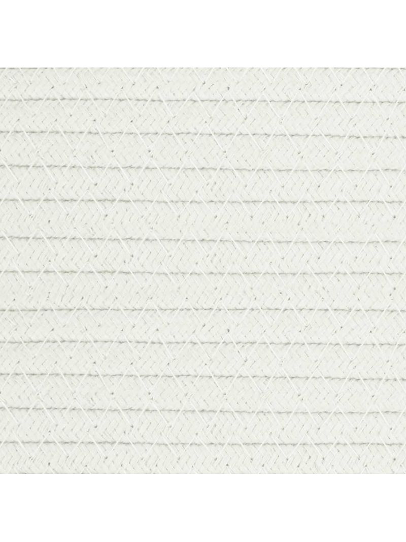 Cestini Portaoggetti 2pz Beige e Bianco Ø24x18 cm in Cotone 358455 -  BricoBravo