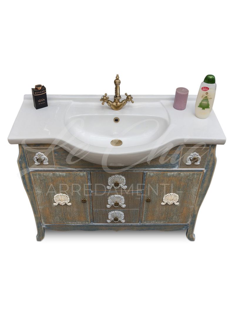 Mobile bagno provenzale shabby chic - Le Chic Arredamenti