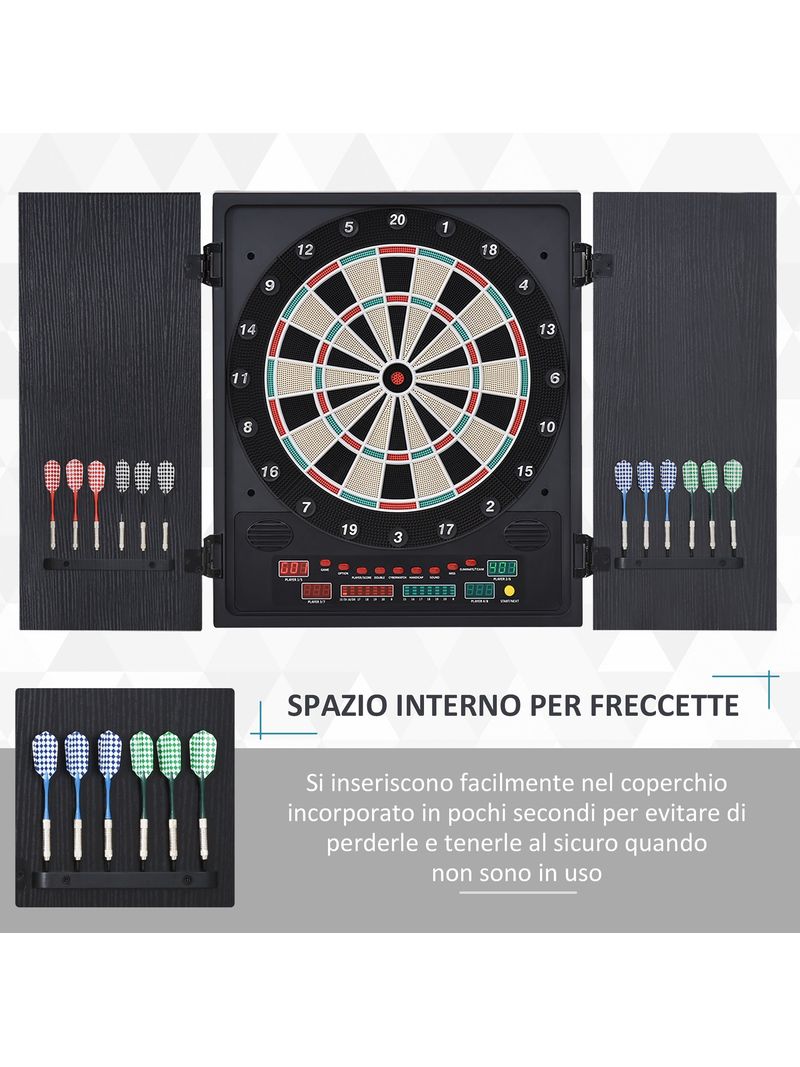 gioco di freccette elettroniche e freccette