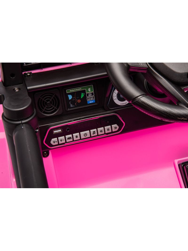 Auto Elettrica per Bambini Toyota Cruiser Fuoristrada Macchina Rosa