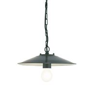 Applique a sospensione, lampadario E27 diam 30cm, alluminio grafite Antique Sovil