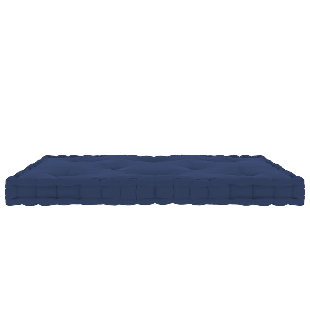 Cuscino Per Pallet VidaXL - Cotone Blu Chiaro, 120x80x10cm, Per Esterni E Interni - Foto 3