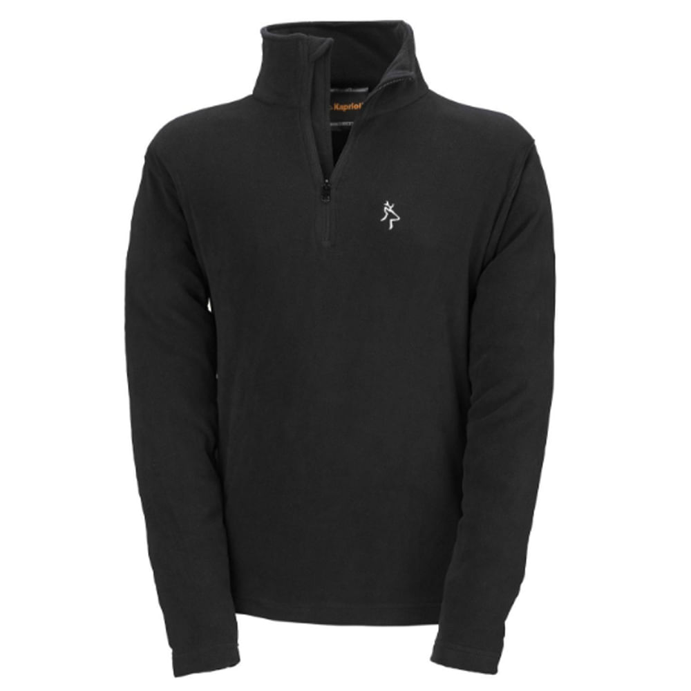 Felpa Skyja In Micropile Uomo - Mezza Zip, Collo Alto, Per Autunno/Inverno - Foto 5