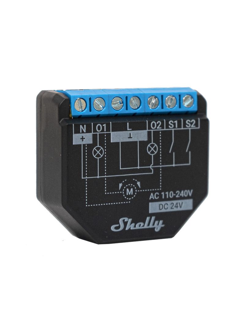 Shelly plus 2pm centralina domotica wifi per automazione motori