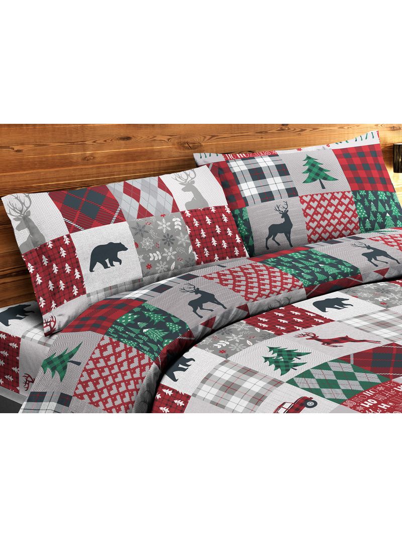 Coppia Federe Cuscino 50x80 Cm - Cotone 100% Righe Grigio, Made In Italy - Foto 7