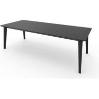 Keter tavolo in resina rettangolare allungabile Lima Table240 Grafite Grigio 160-235x98x74h