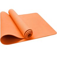 Tappetino palestra yoga esercizi aerobica morbido antiscivolo arancione