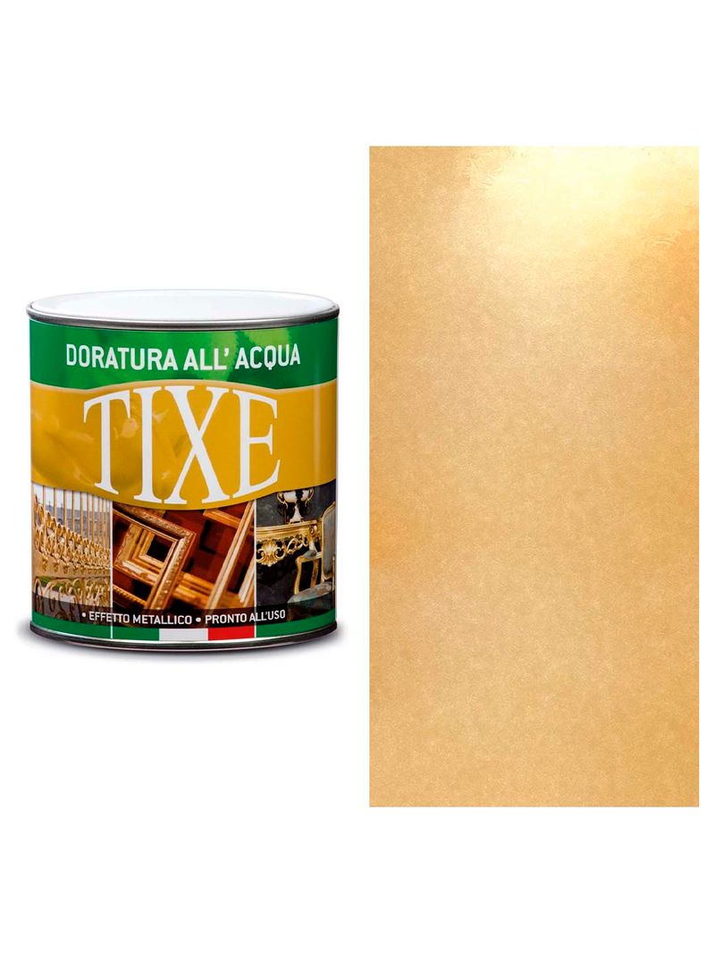 TIXE 602.503 Vernice oro per Esterni all'Acqua, Vernice, Pallido 500 ml :  : Casa e cucina