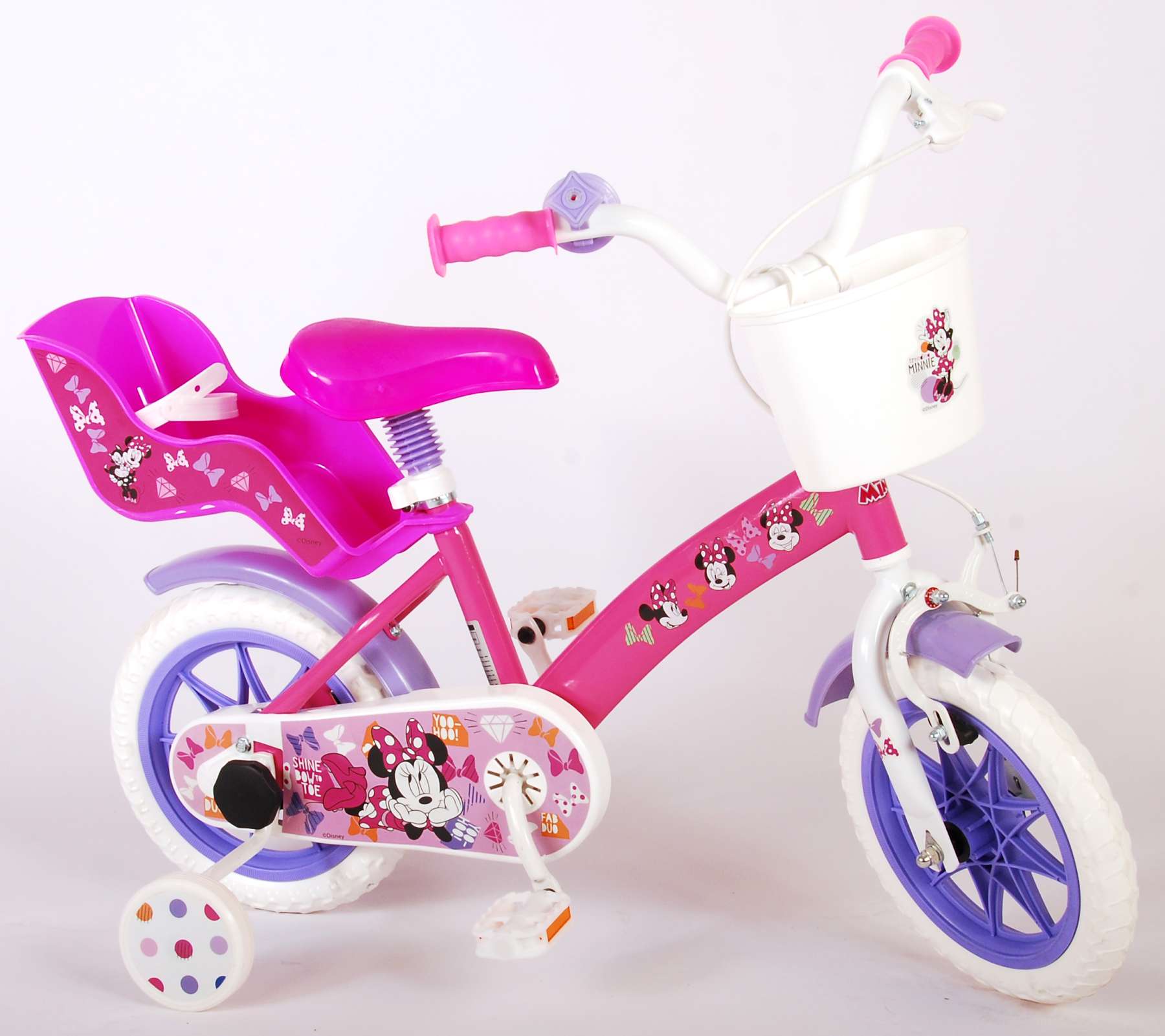 Bici Bambini 18 Pollici Rosa - Mountain Bike Con Parafanghi E Accessori