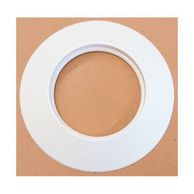 Rosone bianco in silicone DN  60 mm  d. esterno  110 mm.  canna fumaria pellet