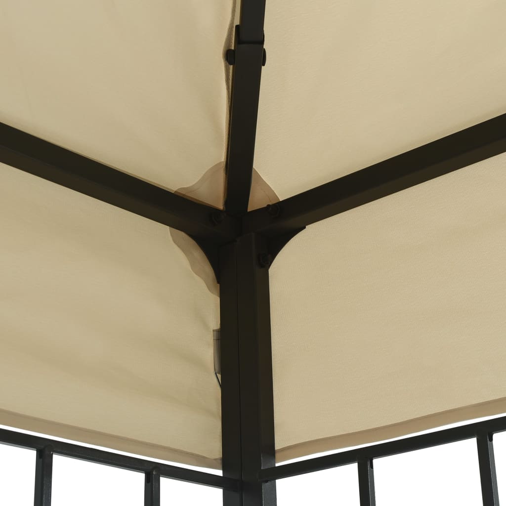 Gazebo 3x3 m Crema cod mxl 65916 BricoBravo